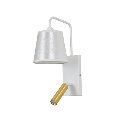 Настенный светильник Escada 598/1A E27*40W White/Brass фото 2
