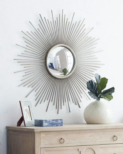 Серебряное зеркало-солнце "Брук" Серебряное зеркало-солнце "Брук"