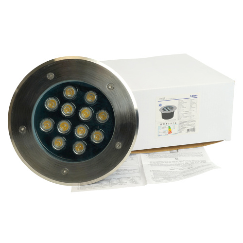 Светодиодный светильник тротуарный (грунтовый) Feron SP4114 12W 2700K 230V IP67 фото 12