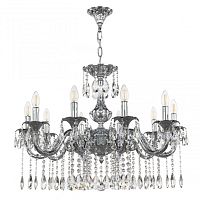 Люстра с хрустальными подвесками AL79101/10/250 A Ni Bohemia Ivele Crystal (Богемия Ивеле Кристалл)