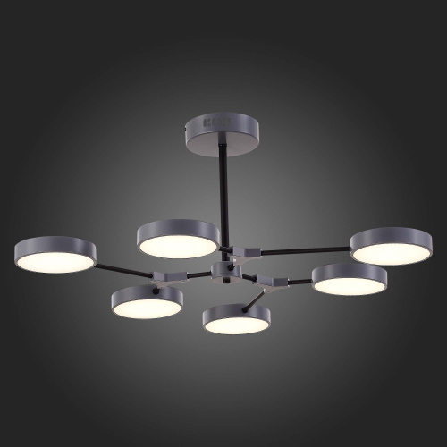 SLE6003-702-06 Светильник потолочный Серый, Черный/Серый LED 6*10W MONTA фото 2 SLE6003-702-06 Светильник потолочный Серый, Черный/Серый LED 6*10W MONTA фото 2