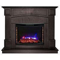 Каминокомплект CAROLINA/БОСТОН Арабика с очагом Электроочаг QUEEN/КУИН 25.5