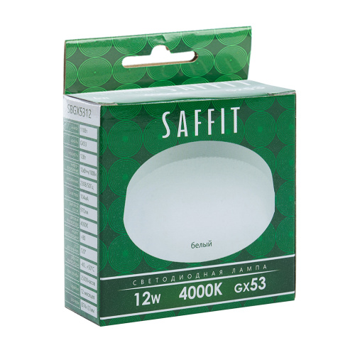 Лампа светодиодная SAFFIT SBGX5312 GX53 12W 230V 4000K фото 3