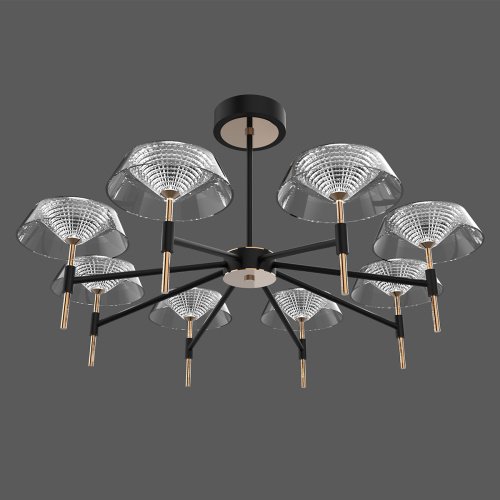 Люстра MD21001018-8A black/gold фото 2 Люстра MD21001018-8A black/gold фото 2