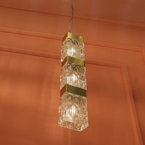 Подвесной светильник Cloyd CORUND-A P3 / выс. 45 см - латунь (арт.10683) фото 2