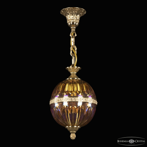 Подвесной светильник с хрустальными плафонами 680/17 G Shampan/M-1H Bohemia Ivele Crystal (Богемия Ивеле Кристалл)