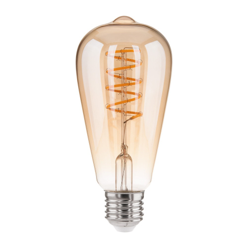 Филаментная светодиодная лампа Dimmable ST64 5W 2700K E27 тонированная BLE2746 фото 2