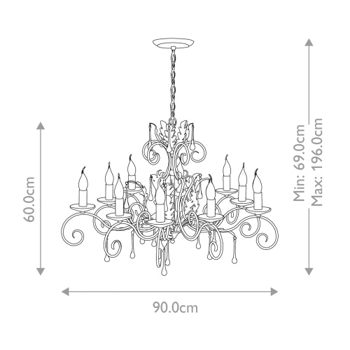 Люстра Elstead Interior, Арт. AML10-BRONZE фото 6