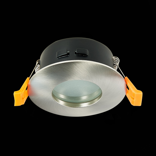 ST213.118.01 Св-к встр. Никель GU10 1*50W  IP44 D84xH50 220V Без ламп Встраиваемые светильники фото 9