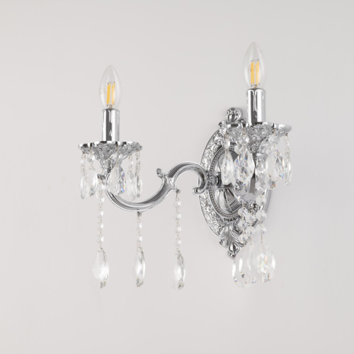 Бра с хрустальными подвесками AL7801B10/2/175 A Ni Bohemia Ivele Crystal (Богемия Ивеле Кристалл) фото 7