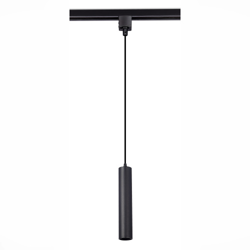 ST151.406.01 Светильник трековый Черный GU10 1*50W IP20 D54xH290 220V Без ламп BASE фото 2
