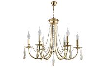 Люстра Crystal Lux VICTORIA SP6 GOLD/AMBER