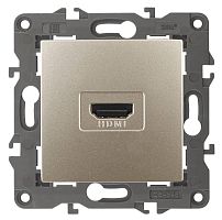 Розетка HDMI ЭРА Elegance 14-3114-04 Б0034335