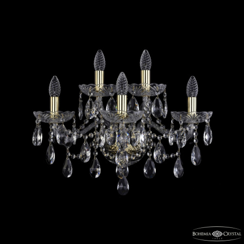 Бра хрустальные 1415B/3+2/200/XL G Бра хрустальные 1415B/3+2/200/XL G