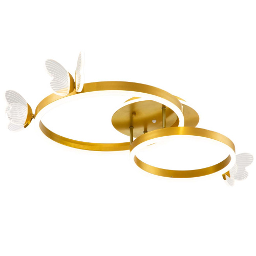 Потолочный светильник Escada 10225/2 LED*65+15W Gold