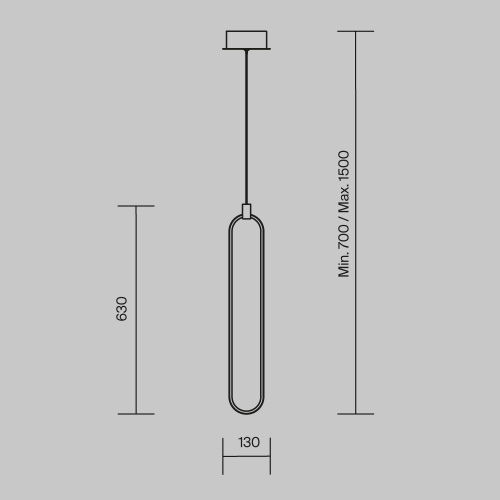 Подвесной светильник Maytoni MOD017PL-L13N фото 3