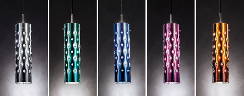 Подвесной светильник Dimple Single Silver фото 3