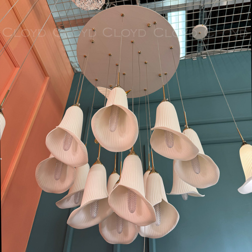 Люстра Cloyd OSANNA C13 / Ø60 см - керамика - белый (арт.11889) фото 5