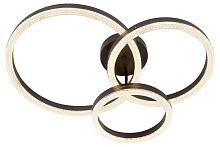 Светильник потолочный светодиодный ЭРА Модерн Bloom CLL-1-110W 3K-6K RC BK с ДУ черный Б0069754