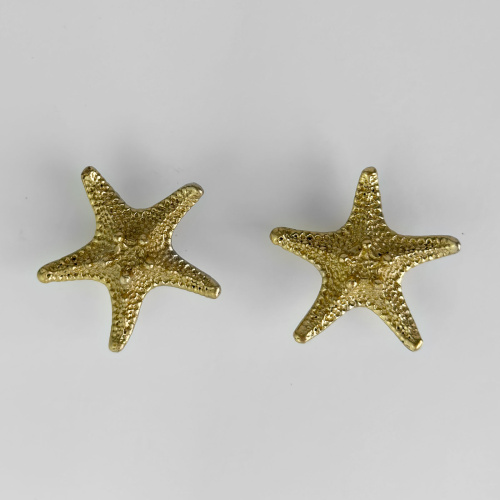 Ручка-кнопка MOS006 brass фото 4 Ручка-кнопка MOS006 brass фото 4