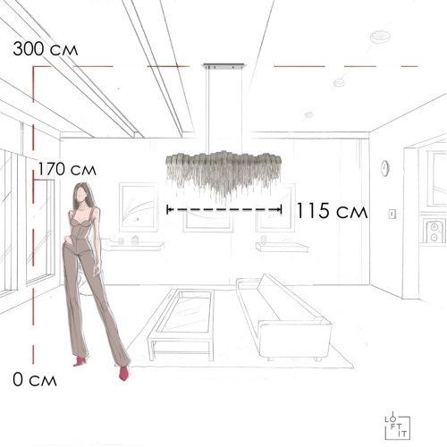 10404/1150L SN Подвесная люстра LOFT IT Volver фото 4 10404/1150L SN Подвесная люстра LOFT IT Volver фото 4