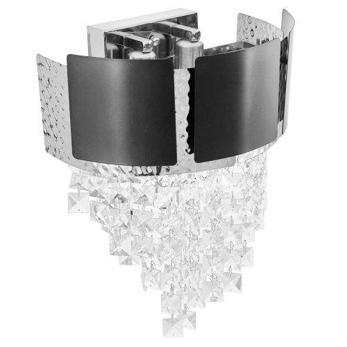 Бра Lumina Deco LDW 7045-2 BK+CHR фото 3