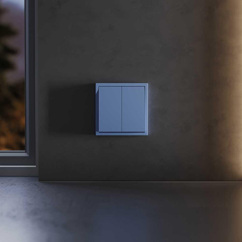 Клавиши для выключателя/переключателя двухклавишного, S70 (деним) Voltum VLS000315