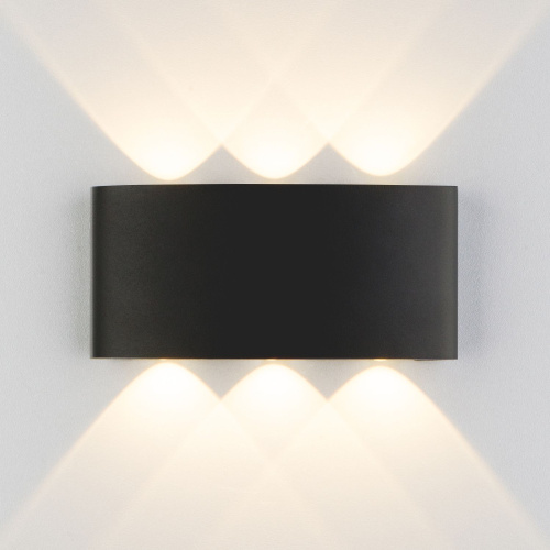 Пылевлагозащищенный светодиодный светильник Twinky Trio чёрный IP54 1551 Techno LED чёрный фото 4