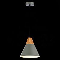 SLE125113-01 Светильник подвесной Серый/Серый, Светлое дерево E27 1*60W MODICA