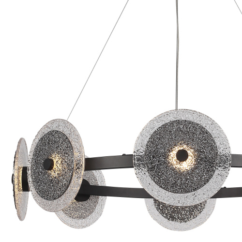 SL6142.443.01 Светильник подвесной ST-Luce черный/дымчатый LED 1*44W 4000K ALUMNO фото 4