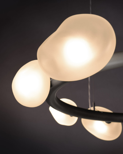 Люстра 5055P/D910 black/white фото 2