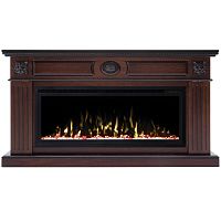 Каминокомплект SIENA/СИЕНА Античный дуб с очагом Электроочаг SAPHIR/САПФИР 42