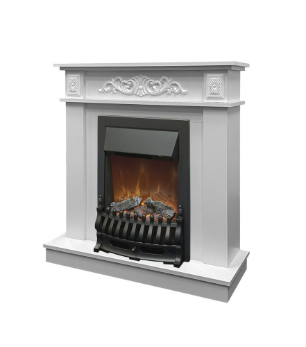 Каминокомплект АФРОДИТА Белый с очагом Электроочаг FOBOS ЛАЙТ/ФОБОС ЛАЙТ фото 2