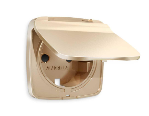 Лицевая панель розетки AMBRELLA VOLT OP6080
