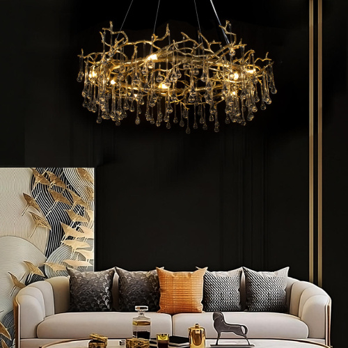 10068/800 GD Подвесная люстра LOFT IT Bijout фото 4 10068/800 GD Подвесная люстра LOFT IT Bijout фото 4