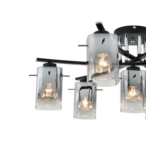 Потолочный светильник Escada 1101/7P E27*40W Black фото 3