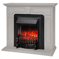 Электрокамин RealFlame Theodor Theodor BG латте с очагом Fobos Lux Black