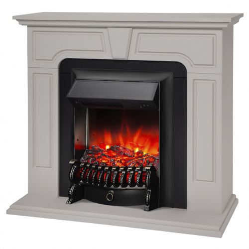 Электрокамин RealFlame Theodor Theodor BG латте с очагом Fobos Lux Black