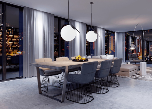 Подвесной светильник Lumina Deco Sorento LDP 1215-300 WT+BK фото 4