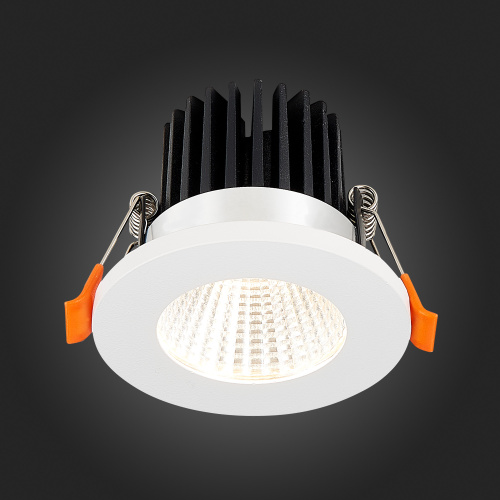 ST704.538.10 Св-к встр. Белый LED 1*10W 3000K 900Lm Ra>90 38° IP20 D80xH60 170-240V Встраиваемые светильники фото 5