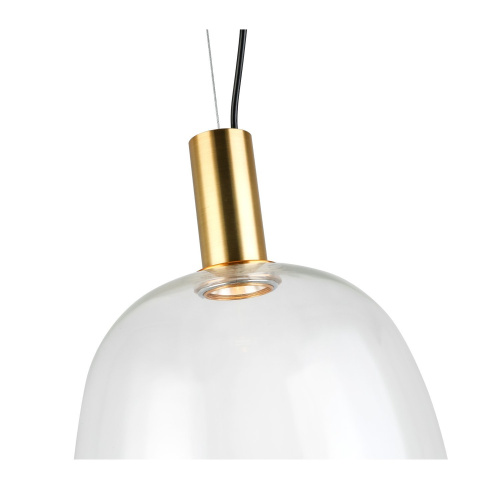 SL1582.313.01 Светильник подвесной ST-Luce Бронзовый/Прозрачный LED 1*7W 2700K ALLENORE фото 2