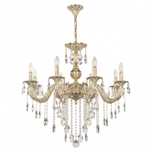 Люстра с хрустальными подвесками AL79101/8/250 B GW Bohemia Ivele Crystal (Богемия Ивеле Кристалл)