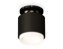 Комплект накладного светильника Ambrella light Techno Spot XS7511064 SBK/PBK/FR черный песок/черный полированный/белый матовый (N7926, C7511, N7165)