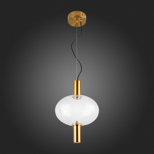 SL1582.303.01 Светильник подвесной ST-Luce Бронзовый/Прозрачный LED 1*7W 2700K ALLENORE фото 6