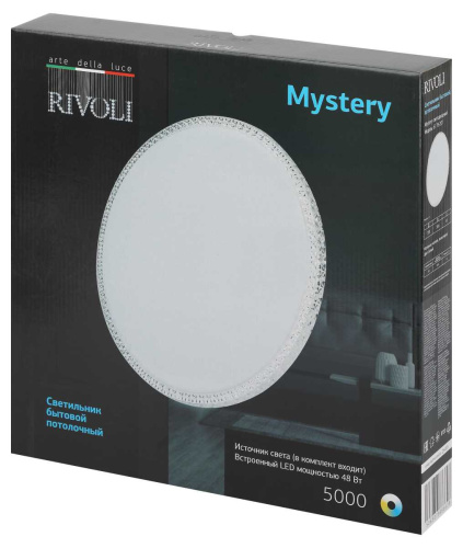 Светильник потолочный светодиодный Rivoli Mystery 6178-201 без пульта 48 Вт 5000K LED Б0069793 фото 3