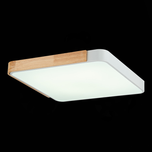SLE201252-01 Светильник потолочный Белый, Светлое дерево/Белый LED 1*42W 3000K/4000K/6000K FESTA фото 7