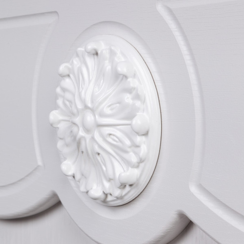 Электрокамин RealFlame Raffaele 25,5 WT белый с очагом Evrika 25,5 LED фото 6