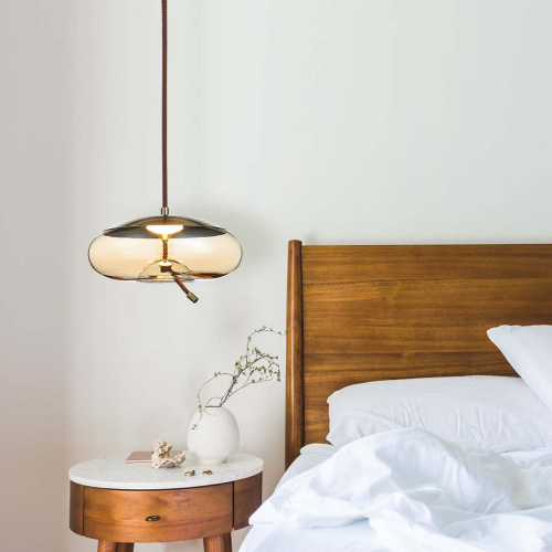 SL6108.313.01 Люстра подвесная ST-Luce Бронза/Янтарный LED 1*10W 3000K OZZIO фото 2