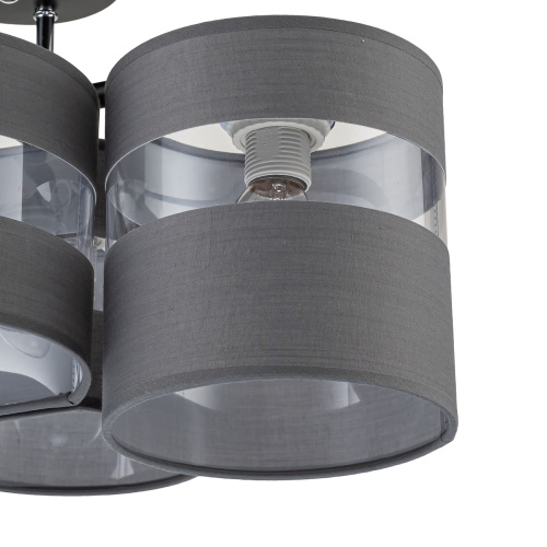 Потолочный светильник Escada 642/4P E27*60W Black фото 4