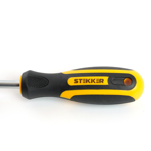 Отвертка шлицевая STEKKER SL 4.0 х 100 мм Cr-V, SDM-SL40-100 фото 4